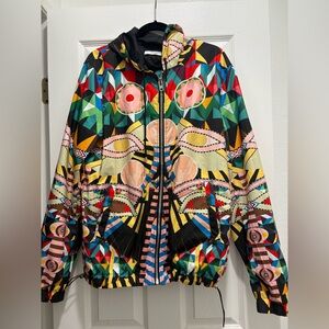 Givenchy Colorful Geometric Patterned Jacket